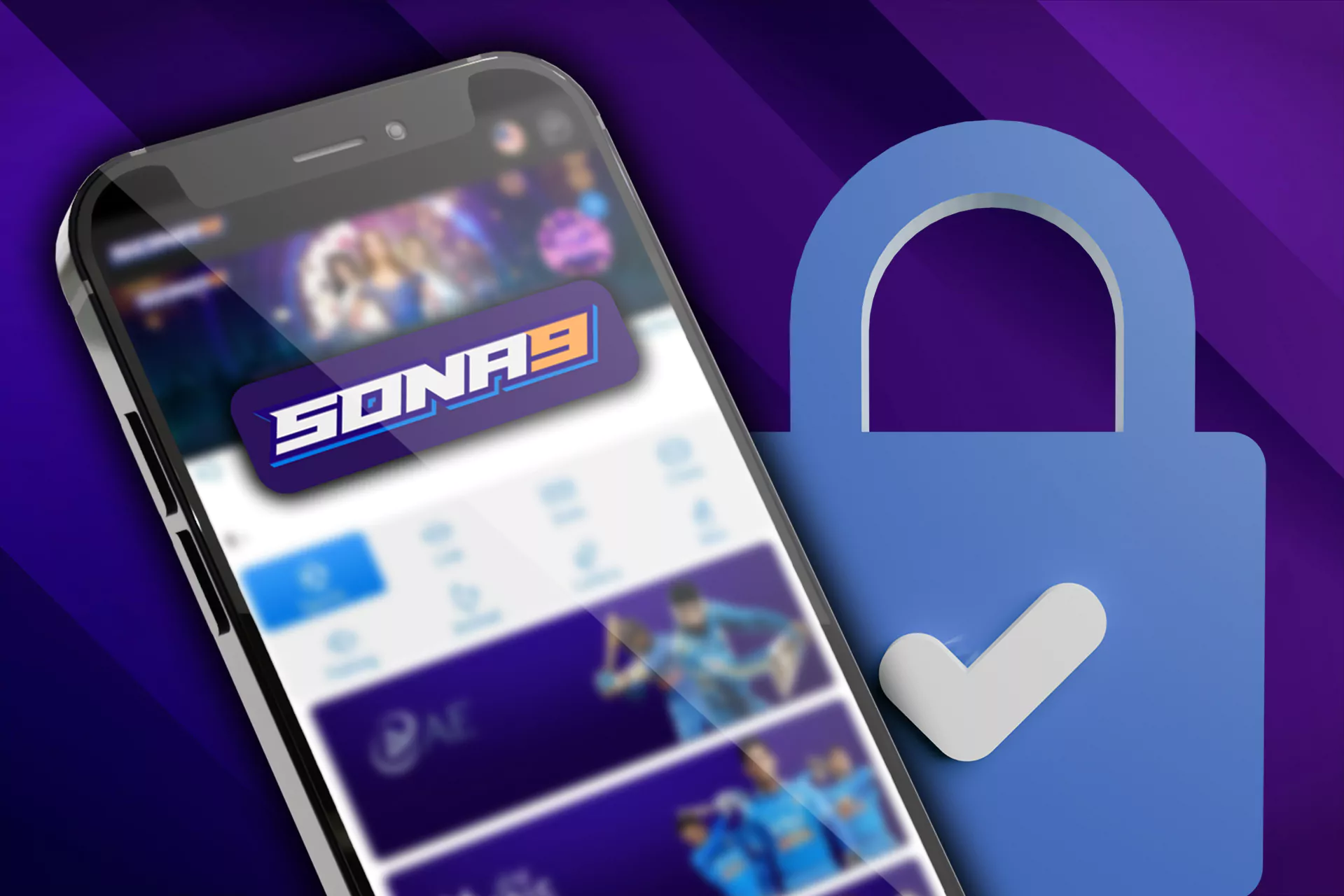 Sona9 mobile app is safe and secure.