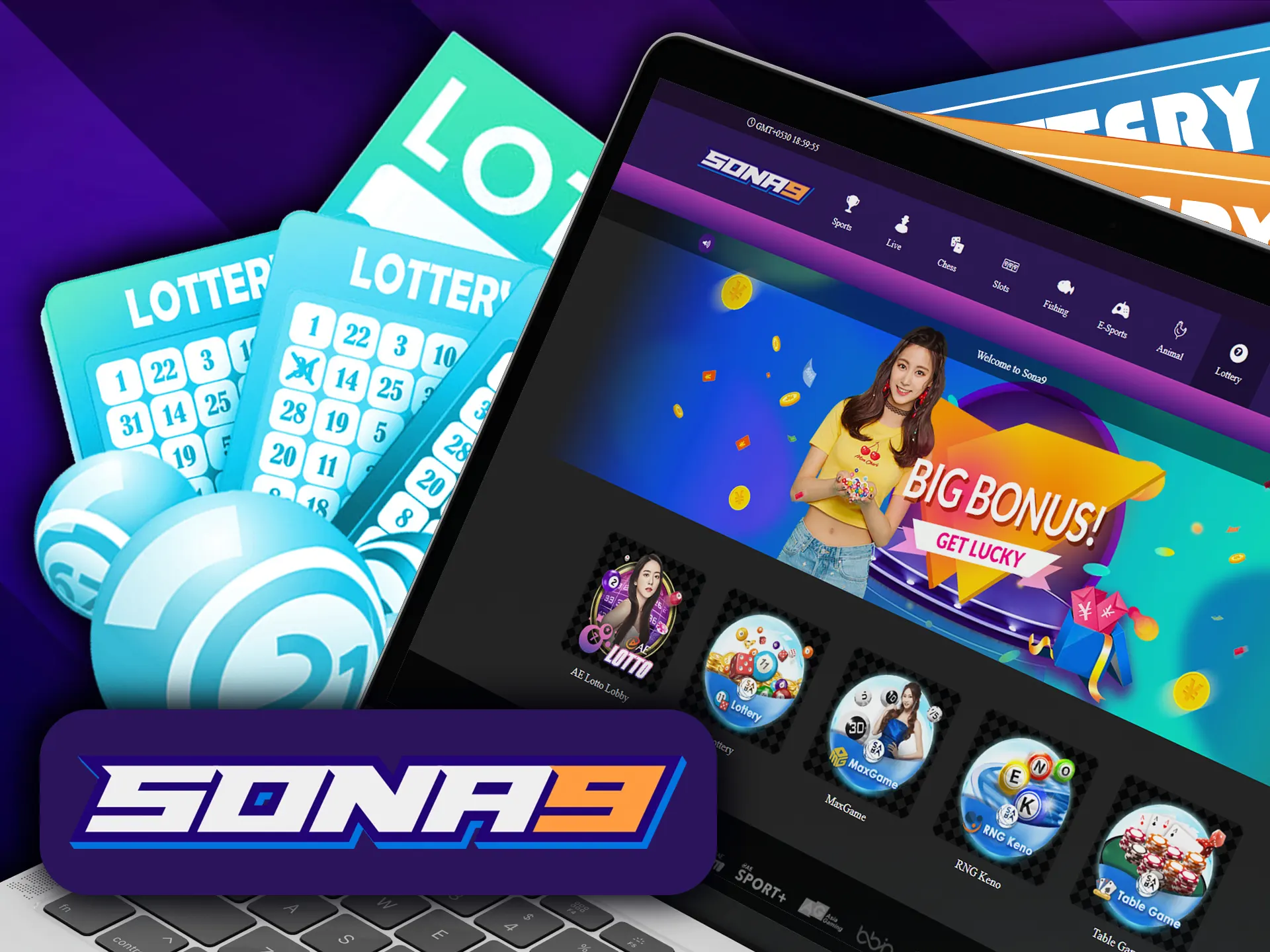 Win biggest amount of money playing Sona9 casino.