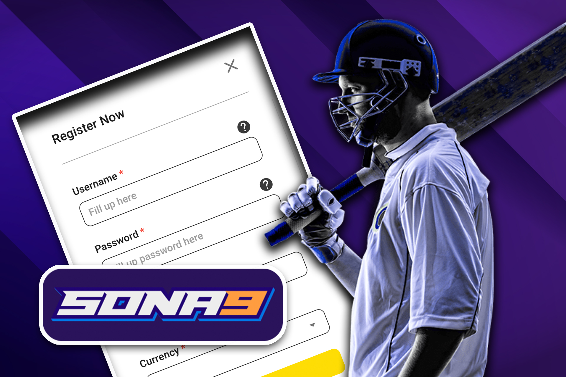Log in to Sona9, top up the account, choose your favorite cricket team and place a bet on its win.