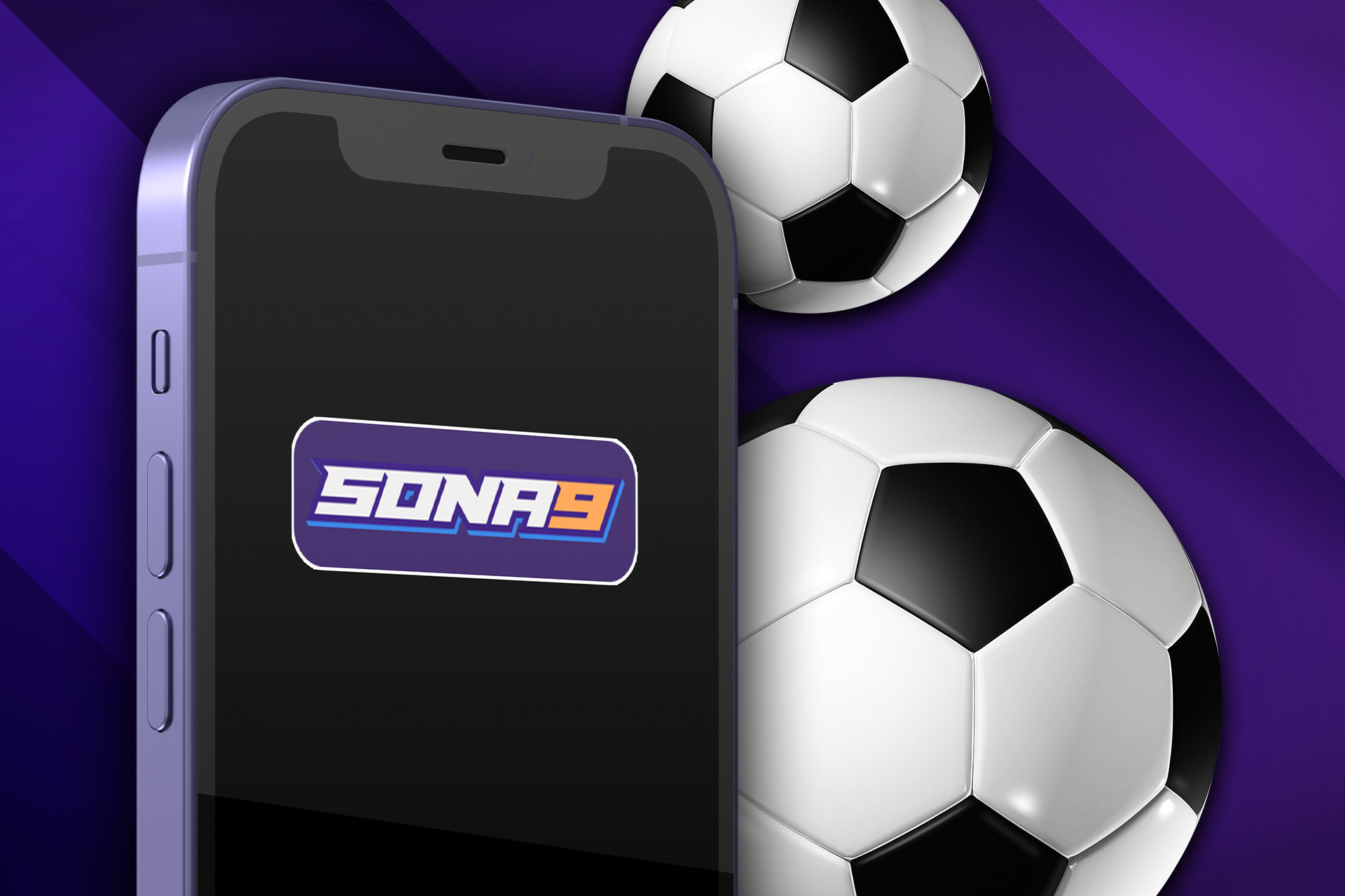 You can also place bets on football in the Sona9 mobile app.