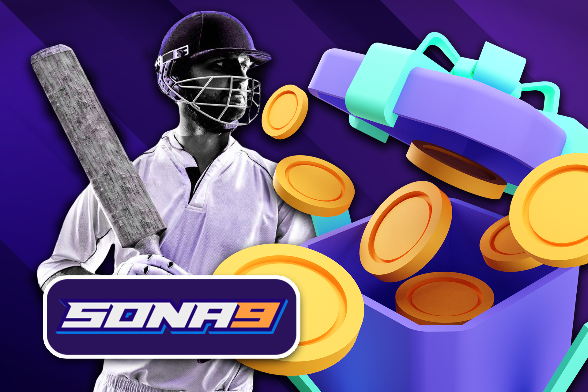 Sign up for Sona9 and get a 100% welcome bonus on your first deposit.